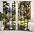 cheap Curtains &amp; Drapes-2 Panels Forest House Curtain Drapes Blackout Curtain For Living Room Bedroom Kitchen Window Treatments Thermal Insulated Room Darkening