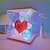 Недорогие День Святого Валентина для влюбленных-подарки на женский день креативный подарок на день святого валентина для подруги великолепный блестящий светодиодный плюшевый мишка с розовым сердцем, 10-дюймовая декоративная подсветка галактика