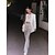 cheap Bottoms-Metallic Sparkle Pants Sheer Mesh Rhinestone Cover Up Disco Solid Color Women&#039;s Party Club Pride Parade Adults&#039; Pants