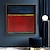 ieftine Picturi Abstracte-mark rothko picturi originale de artă plastică abstractă pictate manual galben pe pânză violet modern acrilic pictură în stil rothko decor de perete pentru sufragerie fără cadru
