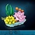 abordables Juguetes de construcción-regalos para el día de la mujer 101-8 bloques de construcción de partículas pequeñas flores plantas en macetas suculentas decoraciones para el hogar arreglos florales y juguetes de ensamblaje día de