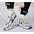 cheap Men&#039;s Sneakers-Men&#039;s Sneakers Comfort Shoes Running Casual Daily Cloth Comfortable Lace-up Green Coffee Spring Fall