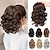 cheap Ponytails-Ponytail Extension10 Inch Drawstring PonytailCurly Ponytail Hair ExtensionNatural Wavy Hair Extensions Ponytail Synthetic Hairpieces for Women