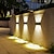 お買い得  屋外用ウォールライト-2 個ソーラーランプ庭の壁ランプ屋外 ip65 防水上下光制御家の庭のポーチヴィラ庭フェンス景観装飾照明