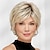 cheap Older Wigs-Synthetic Wig Straight Pixie Cut Machine Made Wig Short A1 Synthetic Hair Women&#039;s Soft Fashion Easy to Carry Blonde