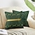 olcso absztrakt stílus-1db zöld absztrakt kétoldalas párnahuzat puha dekoratív négyzet alakú párnahuzat párnahuzat hálószoba nappali kanapé kanapé szék