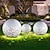 cheap Pathway Light-Waterproof Round Metal Hollow White Modern Outdoor Lanterns Lawn Lamp 110-240V