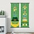 cheap Posters with Hangers-1pc Happy Patricks Poster with Hangers Courtyard Wall Art Canvas Posters Art For Home Living Room Decoration Wall Art Decor