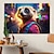 billiga Djurtryck-djur väggkonst canvas tvättbjörn tryck och affischer bilder dekorativ tyg målning för vardagsrum bilder ingen ram