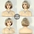 abordables perruque plus âgée-Perruques blondes courtes avec frange pour femmes blanches ombre blonde mixte brun ondulé perruque bob synthétique en couches d&#039;apparence naturelle perruques de cheveux courts pour vieille dame