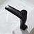 abordables Grifería para lavabos-Baño grifo del fregadero - Clásico Galvanizado Conjunto Central Sola manija Un agujeroBath Taps