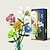 billige Byggelegetøj-kvinders dag gaver blomst rose buket byggesæt med låg display boks gør det selv blomst botanisk samling byggeklodser mursten skrivebord hjem mors dag gaver til mor