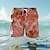 cheap Men&#039;s Board Shorts-Men&#039;s Board Shorts Swim Shorts Swim Trunks Drawstring with Mesh lining Elastic Waist Gradient Quick Dry Short Holiday Beach Hawaiian Casual Red Blue Micro-elastic