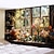 cheap Landscape Tapestry-Flowers on Window Wall Hanging Tapestry Wall Art Large Tapestry Mural Decor Photograph Backdrop Blanket Curtain Home Bedroom Living Room Decoration