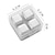 cheap Valentine&#039;s Day for Lover-4 Pcs 304 Stainless Steel Ice Cubes For Quick Freezing Foreign Liquor Beer Whiskey Ice Tartar Set Bar And Household Metal Ice Cubes Valentine&#039;s Day for Him