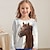 preiswerte 3D-T-Shirts für Mädchen-Mädchen 3D Pferd T-Shirt Hemd Langarm 3D-Druck Frühling Herbst Aktiv Modisch Kuschelig Polyester kinderkleidung 3-12 Jahre Rundhalsausschnitt Outdoor Casual Täglich Regular Fit