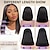 cheap Human Hair Lace Front Wigs-Bob Wig Human Hair 13x4 HD Lace Front Wigs For Black Women 180% Density  Wigs Human Hair Pre Plucked with Baby Hair Short Straight Brazilian Virgin Human Hair Bob Wigs Natural Color