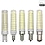 levne LED corn žárovky-g9/e11/e12/e14e/ba15d led žárovka 7w 3000k teplá bílá/6000k bílá 120v bez blikání pro domácí osvětlení lustry pro domácnosti 700lm (2 balení)