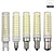 tanie Żarówki LED kolbowe-G9/e11/e12/e14e/ba15d żarówka led 7w 3000k ciepła biel/6000k biała 120v bez migotania do oświetlenia domu żyrandole zastosowania domowe 700lm (2 szt.)