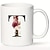 ieftine Cupe &amp; Căni-cană de cafea amuzantă monogramă a-z literă inițială model art design cană ceramică albă pentru prieteni și părinți aniversare festival cadou de naștere 11 oz
