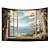 cheap Landscape Tapestry-Fantasy Room Window Hanging Tapestry Wall Art Large Tapestry Mural Decor Photograph Backdrop Blanket Curtain Home Bedroom Living Room Decoration