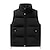 cheap Men&#039;s Vest-Men&#039;s Puffer Vest Padded Casual Daily Athleisure Fall &amp; Winter Classic Cotton Spandex Jersey Solid Color Zipper Standing Collar Black White Vest
