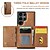 ieftine Carcasă Samsung-telefon Maska Pentru Samsung Galaxy S26 Ultra Plus S25 S24 S23 S22 Plus Ultra S23 FE Capac Spate Portofel Card Cu Magsafe rezista Magnetic Fermoar Retro TPU PC PU piele