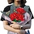 billige Byggelegetøj-kvindedagsgaver rosenblomst byggesæt til voksne buket botanisk samling byggeklodser blomster boligindretning byggelegetøj mors dag gaver til mor