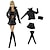 billige Dukketilbehør-11-tommers dress up dukke supermodell xinyi klær skinn buksestøvel sett fire deler dukke klær sett