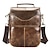 Недорогие Мужские сумки-1 шт., мужская модная сумка-мессенджер из воловьей кожи с верхним слоем, деловая сумка на одно плечо, большая вместительная многофункциональная модная сумка на плечо