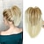 cheap Ponytails-Messy Bun Hair Piece Claw Clip in Hair Buns Hair Piece for Women Straight Short High Ponytail Extension Tousled Updo Faux Hair Bun Scrunchies for Girls