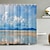 preiswerte Duschvorhänge Top Verkauf-Badezimmer-Deko-Duschvorhang mit Haken, Badezimmer-Dekor, wasserdichtes Stoff-Duschvorhang-Set mit 12 Kunststoff-Haken