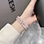 economico Cinturini per Apple Watch-Braccialetto di gioielli Compatibile con Cinturino dell&#039;Apple Watch 38mm 40mm 41mm 42mm 44mm 45mm 49mm Glitter Diamante Bling Con perline Perline Cinturino di ricambio per iwatch Ultra 2 Series 9 8 7