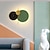 billige Væglamper-væglampe ur 48cm boligindretning moderne led væglamper kompatible med studie stue sengekant soveværelse 110-240v