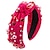 abordables accessoires de photomaton-cerceau de cheveux rose pour la Saint-Valentin, ensemble de nœuds pour femmes, avec perles de diamant, tête haute, tempérament, cent sangles, bandeau, accessoires pour cheveux