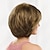 cheap Older Wigs-Synthetic Wig Curly With Bangs Machine Made Wig Short A1 Synthetic Hair Women&#039;s Soft Fashion Easy to Carry Brown