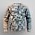 voordelige 3D hoodies en sweatshirts voor jongens-Jongens 3D Geometrisch Sweatshirt Pullover Lange mouw 3D-afdrukken Lente Herfst Modieus Streetwear Stoer Polyester Kinderen 3-12 jaar Strakke ronde hals Buiten Casual Dagelijks Normale pasvorm