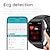 billiga Smarta armband-696 BK01 Smart klocka 1.81 tum Smart armband Smartwatch Blåtand EKG + PPG Stegräknare Samtalspåminnelse Kompatibel med Android iOS Herr Handsfreesamtal Meddelandepåminnelse Stegräknare IP 67 38mm