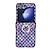 ieftine Carcasă Samsung-telefon Maska Pentru Samsung Galaxy Z Flip 5 Z Flip 4 Z Flip 3 Capac Spate Cataramă inel Anti Șoc TPU MetalPistol PU piele
