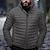 abordables Parkas Homme-Homme Manteau d&#039;hiver Doudoune Zippé Poche Polyester Poche Rendez-vous Casual Quotidien Fin de semaine Normal Garder au chaud Extérieur Pour tous les jours Des sports Hiver Plein Noir Rouge Marine