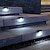 billige Udendørsvæglamper-4 stk solar udendørs dækslys vandtæt gårdhave naturskøn villa park lys balkon trapper væg og rækværk dekoreret med solar natlys