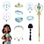 economico oggetti di scena per cabine fotografiche-Aladdin Jasmine Princess combinazione di gioielli per bambini, nuovi accessori della collezione Halloween Cos Jasmine