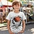 preiswerte 3D-T-Shirts für Jungen-Jungen 3D Basketball T-Shirt Hemd Kurzarm 3D-Druck Sommer Aktiv Sport Modisch Polyester kinderkleidung 3-12 Jahre Rundhalsausschnitt Outdoor Casual Täglich Regular Fit