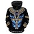 cheap Men&#039;s 3D Hoodies-Graphic Tribal Men&#039;s Daily 3D Print Hoodie Sports Outdoor Holiday Vacation Hoodies Red Blue Long Sleeve Hooded Print Front Pocket Spring &amp;  Fall Designer Hoodie Sweatshirt