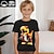 billige guttes 3d-t-skjorter-Gutt 3D Tegneserie Dinosaur T-skjorte Skjorter Kortermet 3D-utskrift Sommer Aktiv Sport Mote 100 % bomull Barn 3-12 år Crew-hals utendørs Avslappet Daglig Normal