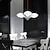 Χαμηλού Κόστους Μοναδικοί πολυέλαιοι-led κρεμαστό φωτιστικό λευκό γλάρος φως τραπεζαρία κρεμαστό φωτιστικό πολυέλαιος σκάλες χωλ σαλόνι κουζίνα ψηλοτάβανο φωτισμός ξενοδοχείου ορνιθοσίδερο και ακρυλικό, ρυθμιζόμενο με ρομαντικό έλεγχο