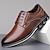 cheap Men&#039;s Oxfords-Men&#039;s Oxfords Casual Shoes Dress Shoes Dress Loafers Walking Business British Daily Party &amp; Evening Faux Leather Warm Lace-up Black Brown Summer Spring