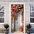 cheap Door Covers-Spring Floral Door Covers Mural Decor Door Tapestry Door Curtain Decoration Backdrop Door Banner Removable for Front Door Indoor Outdoor Home Room Decoration Farmhouse Decor Supplies