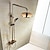 olcso Csaptelepek zuhanyzóhoz-Zuhany rendszer Készlet - Kézi zuhanyzót tartalmaz Többpermet spray Kortárs Galvanizált Külső foglalat Kerámiaszelep Bath Shower Mixer Taps
