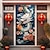 abordables Couvertures de porte-chinois nouvel an dragon porte couvre porte tapisserie porte rideau décoration toile de fond porte bannière pour porte d&#039;entrée ferme vacances fête décor fournitures